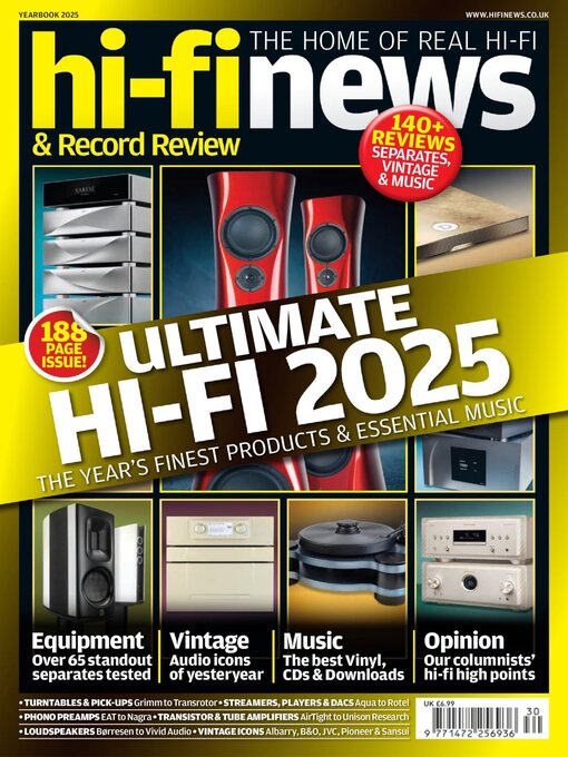 Title details for Hi Fi News by AV Tech Media Ltd - Available